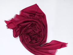 KHADI Maroon scarf
