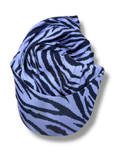 ZEBRA PRINT - Sky Blue & Navy - MADE IN TURKEY