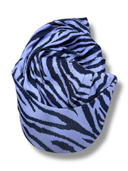 ZEBRA PRINT - Sky Blue & Navy - MADE IN TURKEY