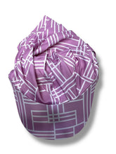 GEOMETRIC PRINT HAT - Mount Pink & White - MADE IN TURKEY