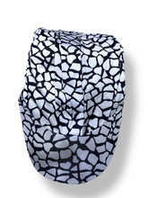 GIRAFFE PRINT - White & Black - MADE IN TURKEY