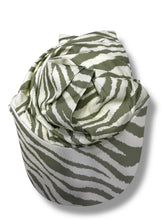 ZEBRA PRINT - Sage & Green - MADE IN TURKEY