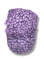 GIRAFFE PRINT - Lavender & Grape Purple - MADE IN TURKEY