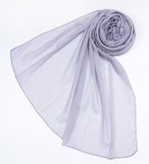 CRUSH ZARI CHIFFON - LAVENDER GRAY