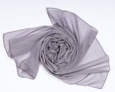 CRUSH ZARI CHIFFON - SILVER MAUVE