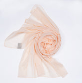 CRUSH ZARI CHIFFON - PEACH