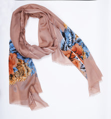 Printed Blush Pink Full Border - Made in Türkiye