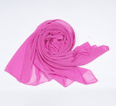 GEORGETTE SCARF - MAGENTA PINK