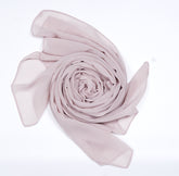 GEORGETTE SCARF - PALE BEIGE