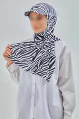ZEBRA PRINT - White & Black - MADE IN TURKEY
