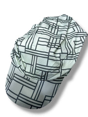 GEOMETRIC PRINT HAT - Noble & Carbon Grey - MADE IN TURKEY