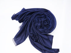KHADI Navy Blue Scarf