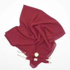 Nisaa by NOURAH - Maroon