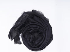 KHADI Black Scarf