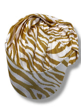 ZEBRA PRINT - Mocha & Soft Amber - MADE IN TURKEY