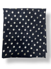 BLACK POLKA LUXE GEORGETTE