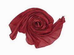 Organza Silk - Deep Red - RIMAL BY NOURAH