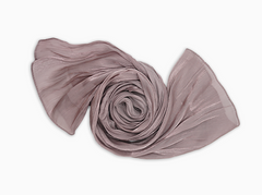 Organza Silk - Dusty Mauve - RIMAL BY NOURAH