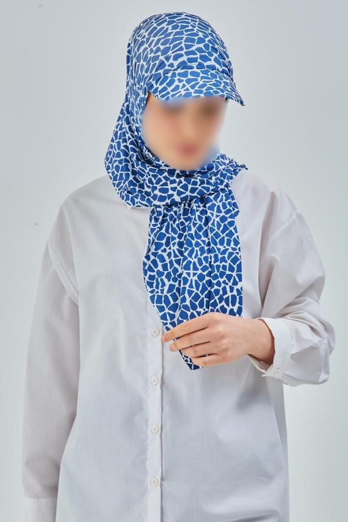 GIRAFFE PRINT - Sky Blue & White - MADE IN TURKEY