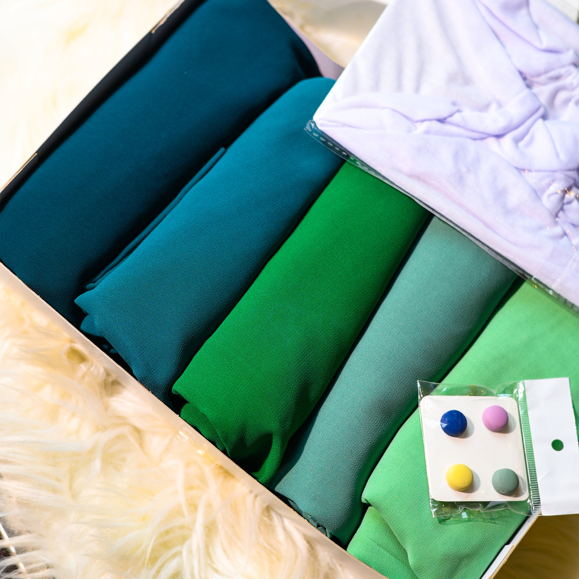 Emerald Ombré Hijab Essential Kit