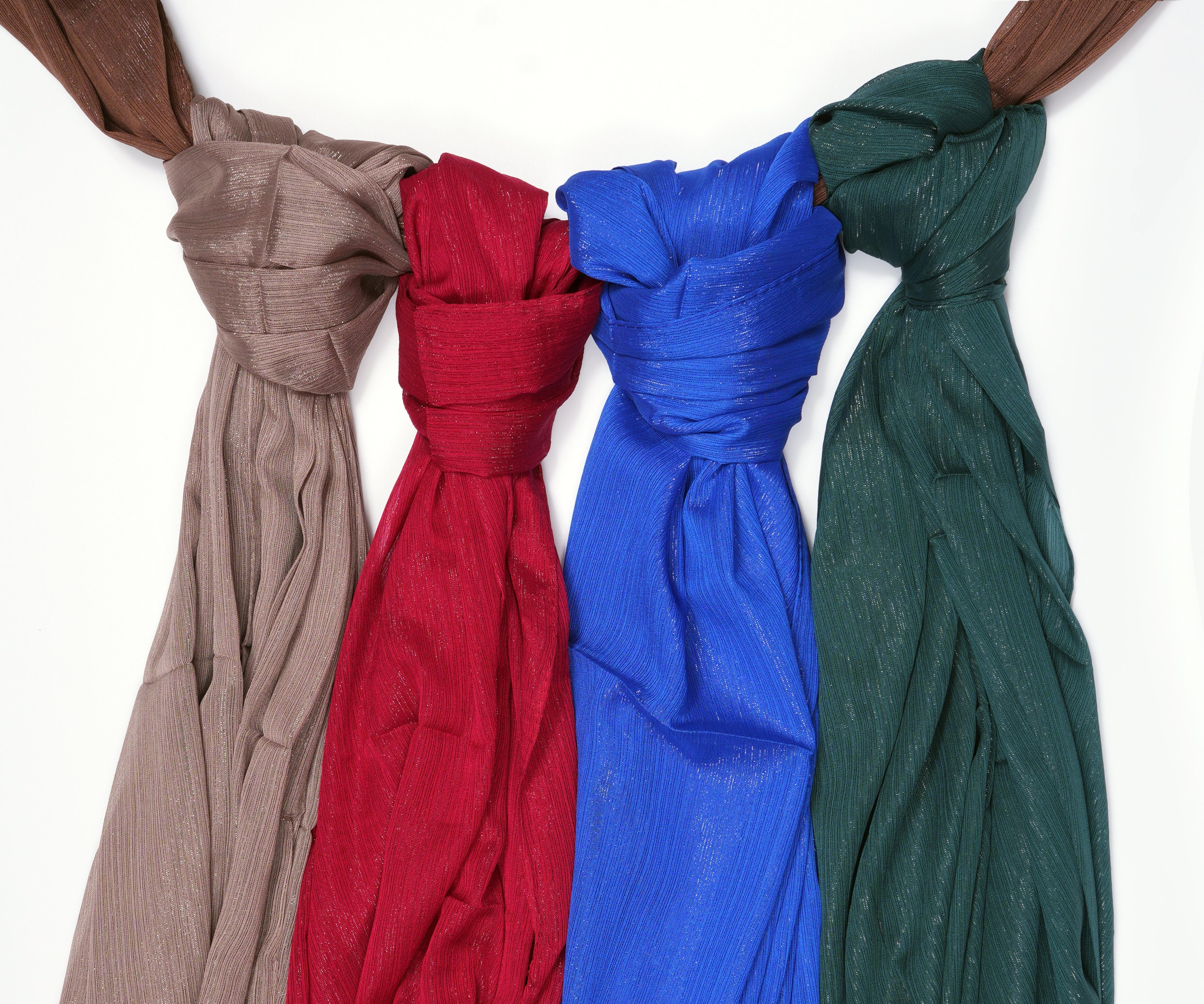 CRUSH ZARI CHIFFON - DEEP BERRY