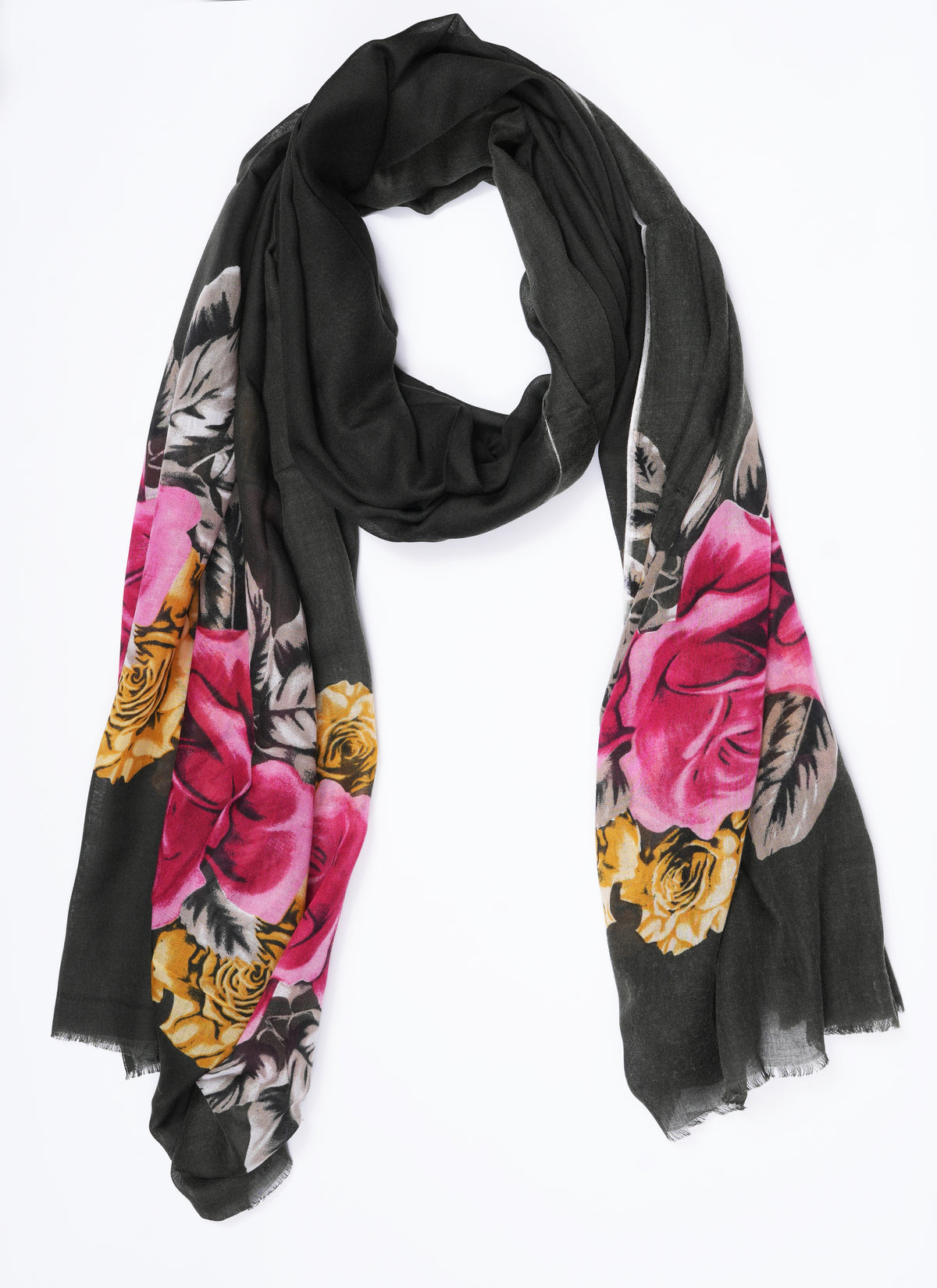 Printed Classic Green with Grey Full Border - Made in Türkiye