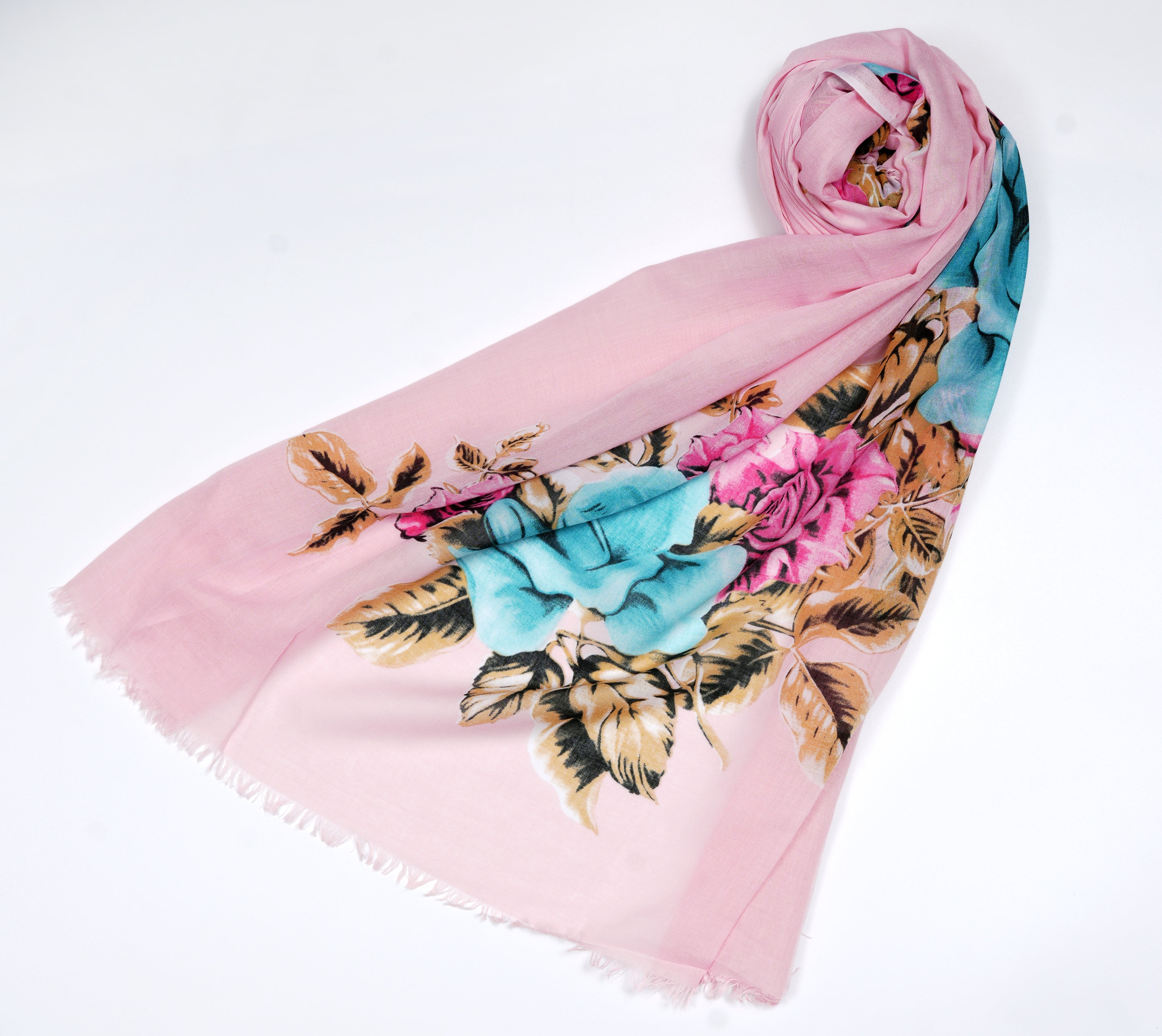 Printed Pastel Pink Half of Border - Made in Türkiye