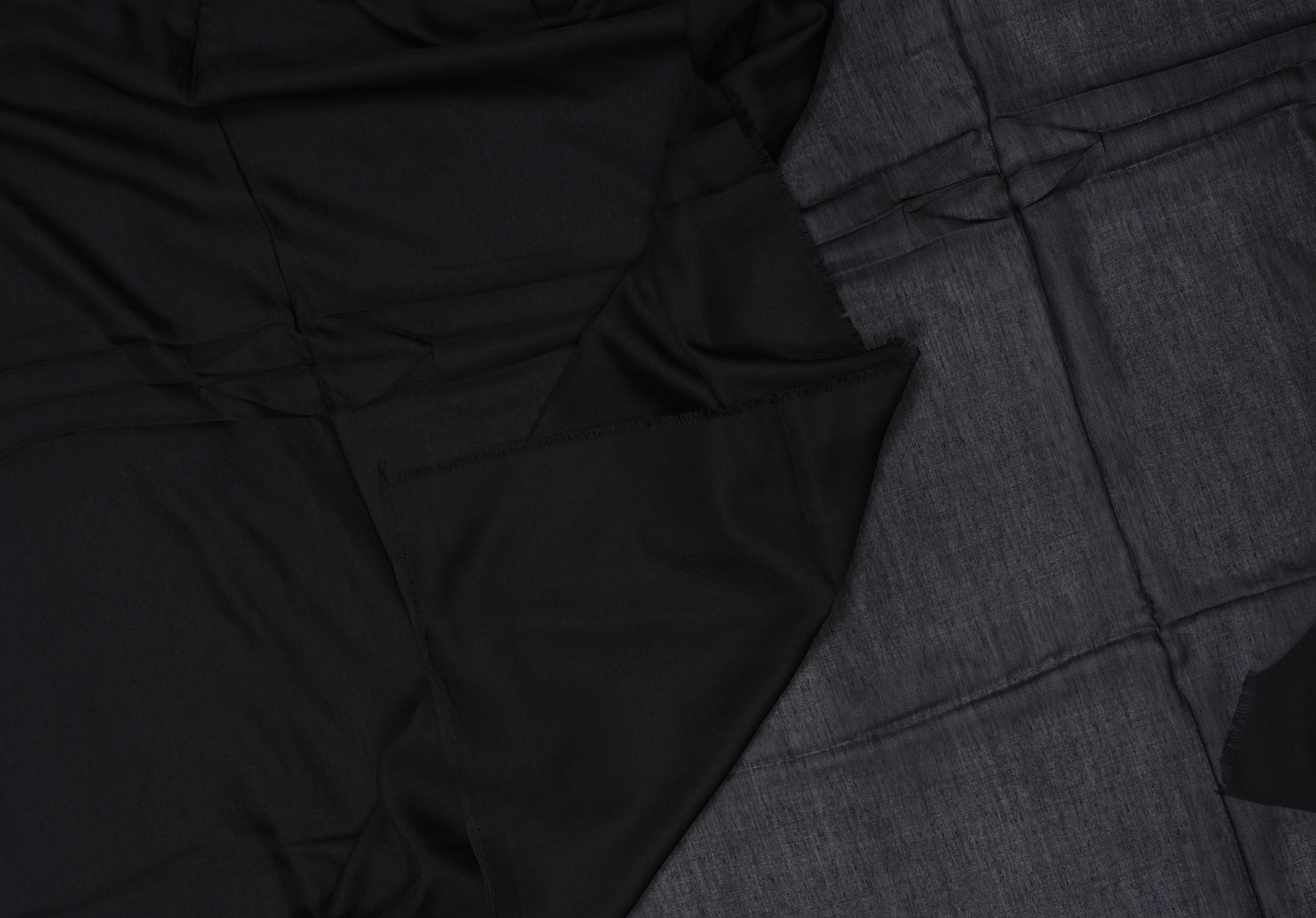 Original Plain Lawn Jet Black - Made in Türkiye