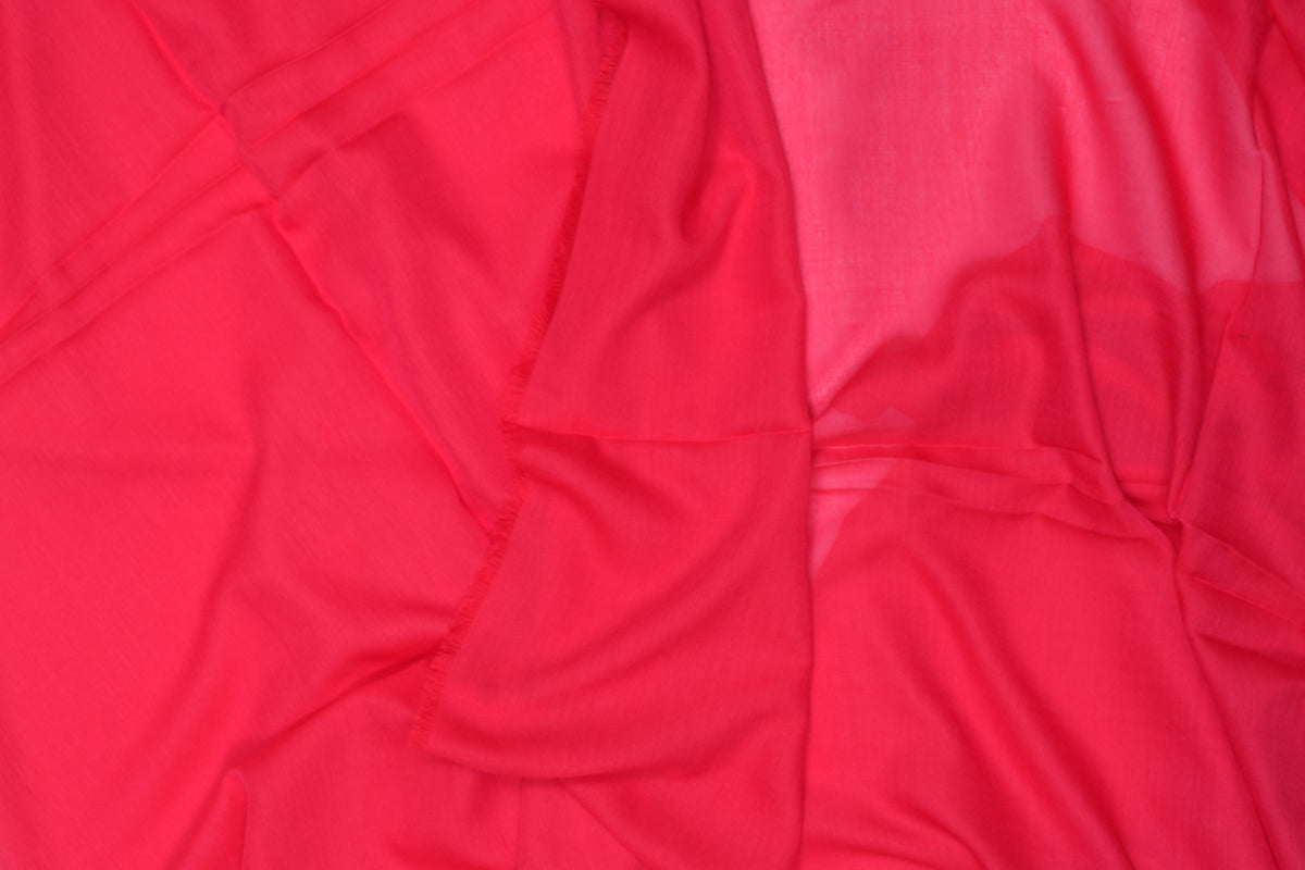 Original Plain Lawn Bright Coral - Made in Türkiye