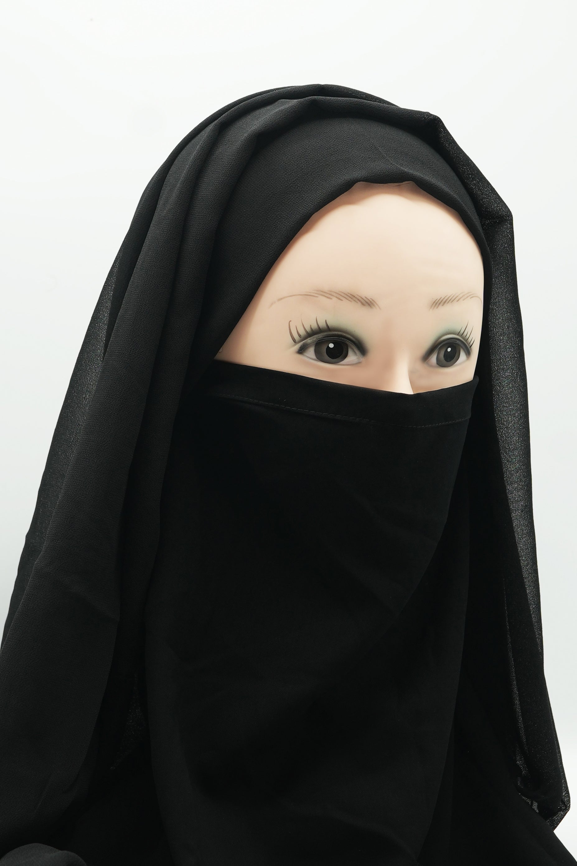 HALF NOSE NIQAB DORI