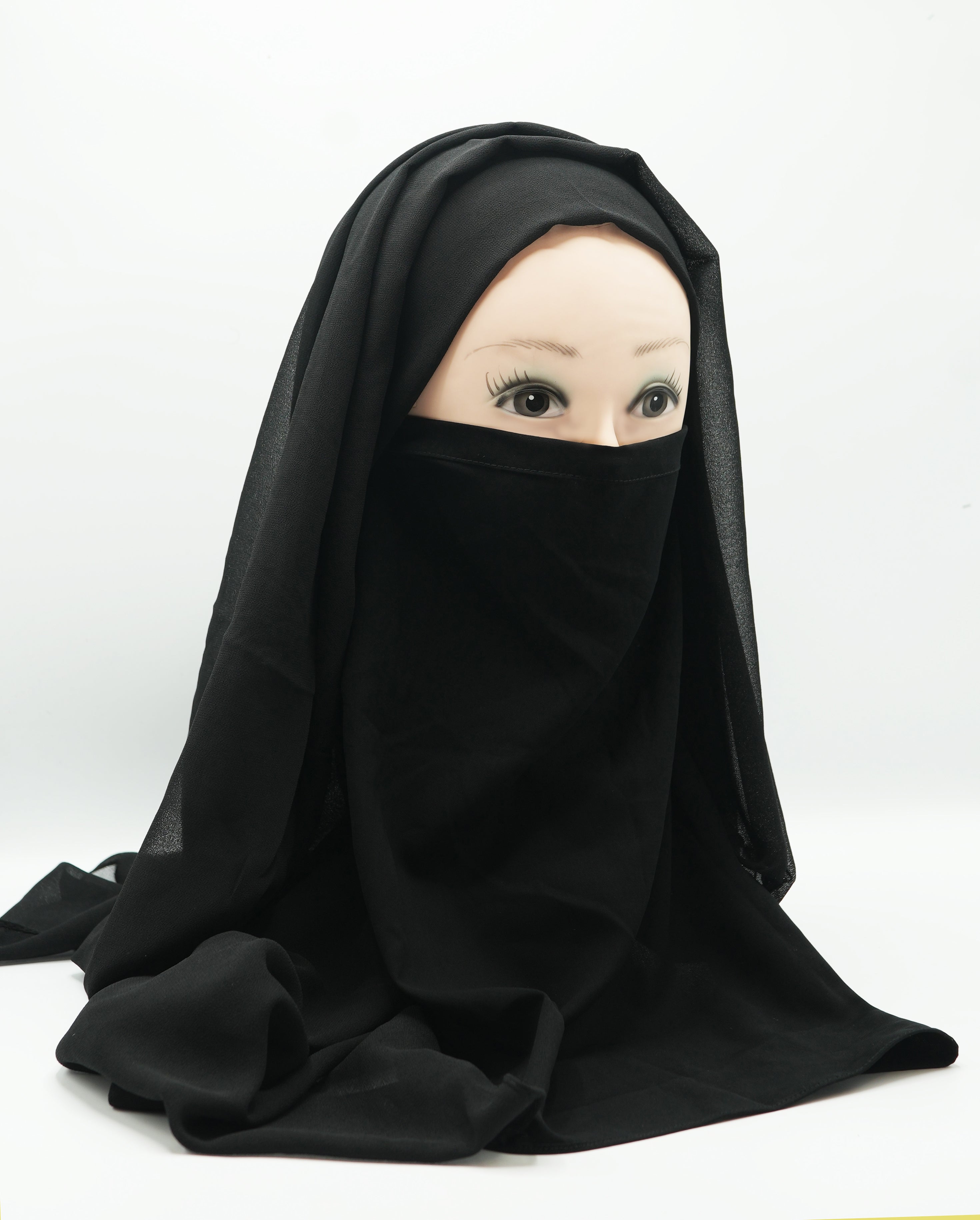 HALF NOSE NIQAB ELASTIC
