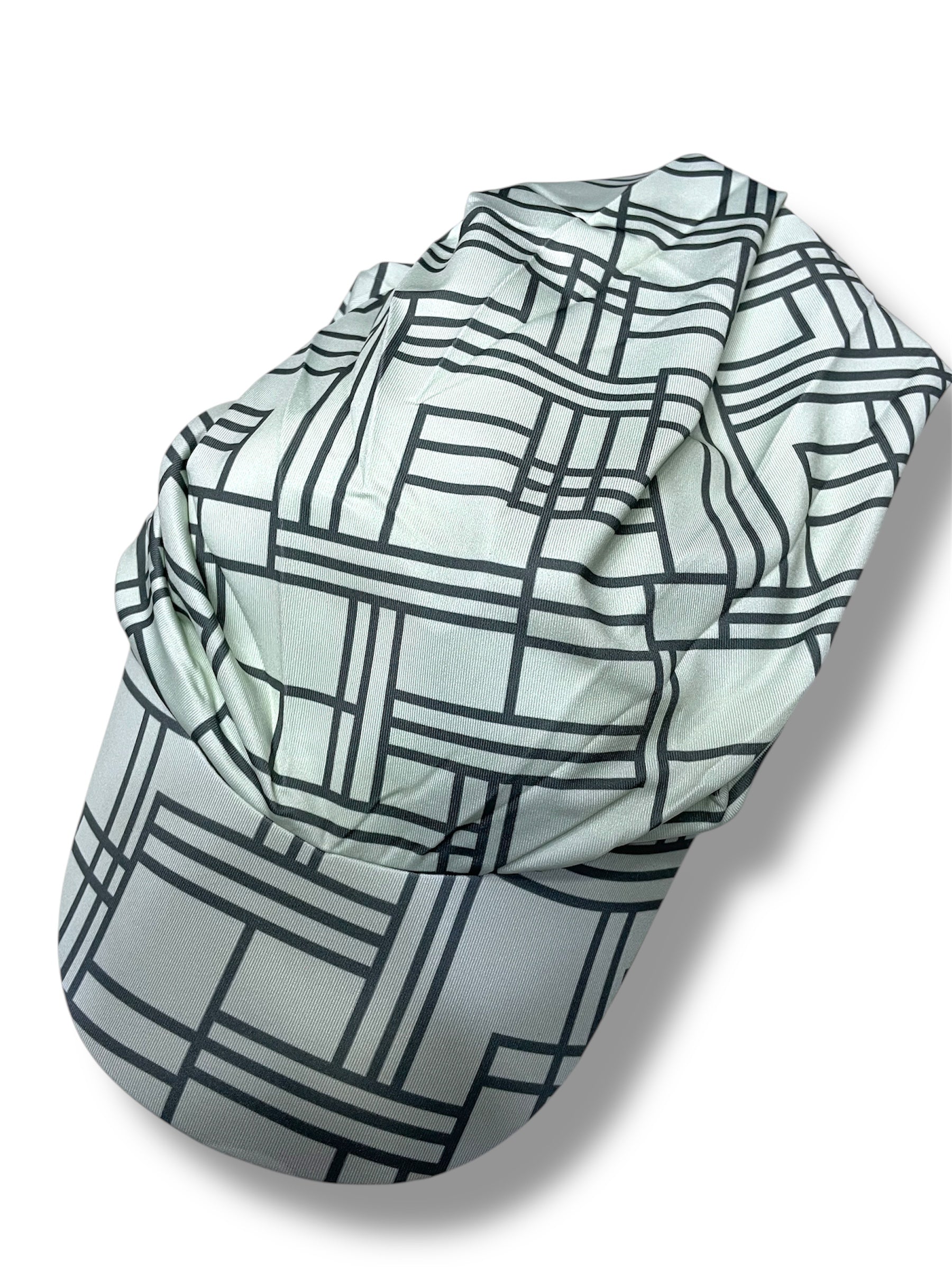 GEOMETRIC PRINT HAT - Noble & Carbon Grey - MADE IN TURKEY