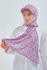 GIRAFFE PRINT - Dull Purple & Pink - MADE IN TURKEY