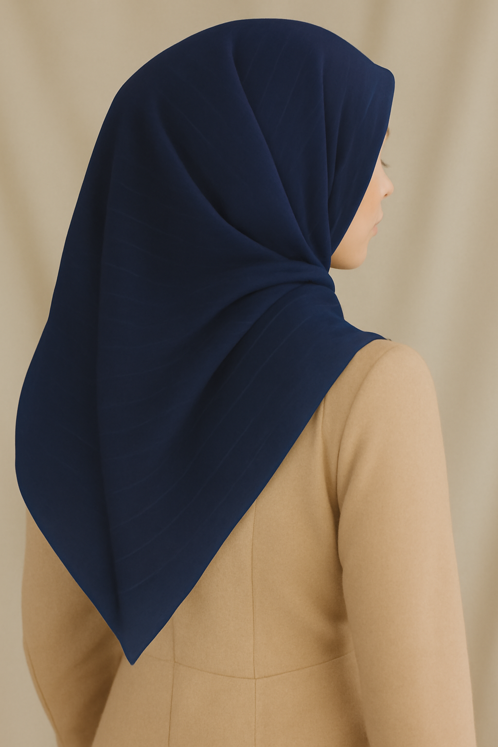 KHADI Navy Blue Scarf