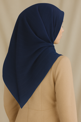 KHADI Navy Blue Scarf